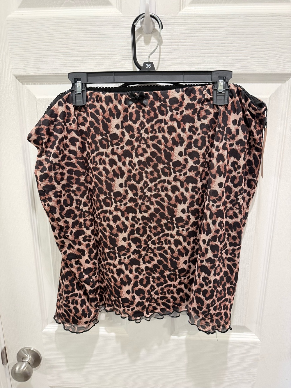 SHEIN  Leopard Print Mini Skirt